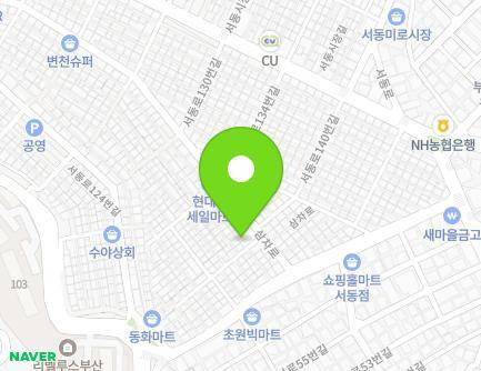 25-20 Seodong-ro 134beon-gil, Geumjeong-gu, Busan, Republic of Korea Map