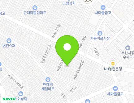 11-9 Seodong-ro 134beon-gil, Geumjeong-gu, Busan, Republic of Korea Map