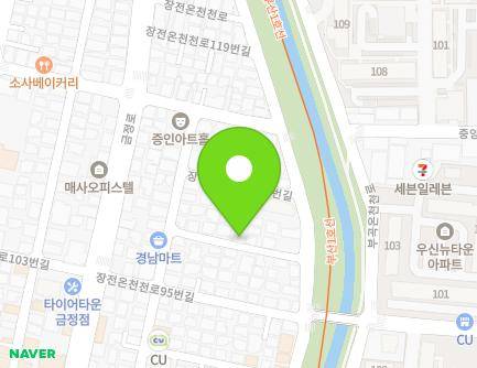 12 Jangjeononcheoncheon-ro 101beon-gil, Geumjeong-gu, Busan, Republic of Korea Map