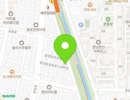 121 Jangjeononcheoncheon-ro, Geumjeong-gu, Busan, Republic of Korea Map
