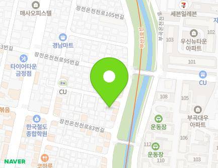 87-2 Jangjeononcheoncheon-ro, Geumjeong-gu, Busan, Republic of Korea Map