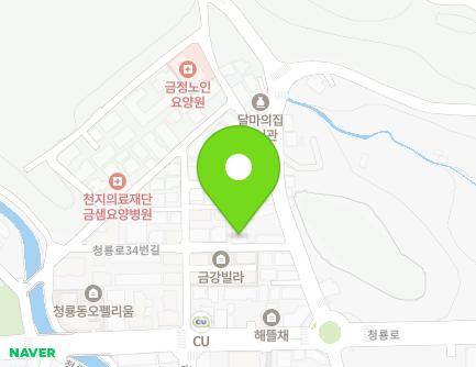 14-7 Cheongnyong-ro 34beon-gil, Geumjeong-gu, Busan, Republic of Korea Map