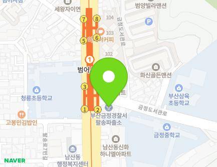 2106 Jungang-daero, Geumjeong-gu, Busan, Republic of Korea Map