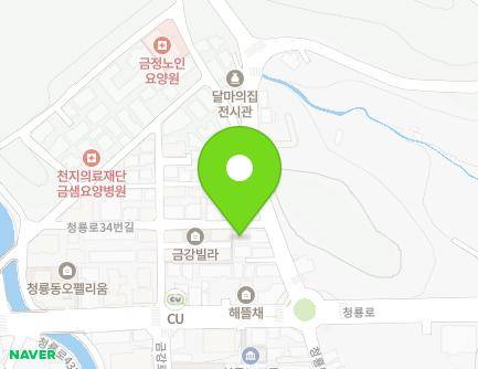 14-14 Cheongnyong-ro 34beon-gil, Geumjeong-gu, Busan, Republic of Korea Map