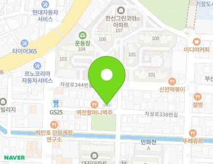 21 Chaseong-ro 338beon-gil, Gijang-eup, Gijang-gun, Busan, Republic of Korea Map
