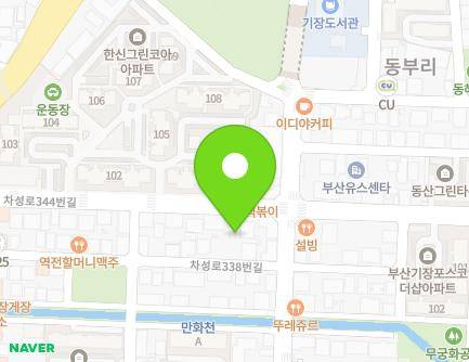 44 Chaseong-ro 344beon-gil, Gijang-eup, Gijang-gun, Busan, Republic of Korea Map
