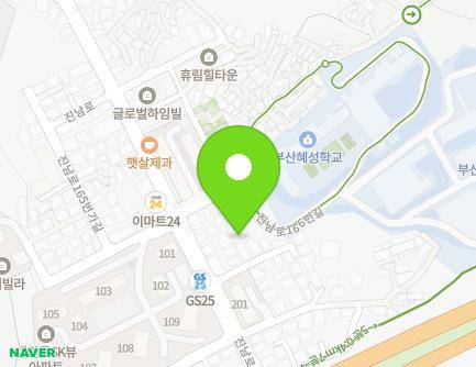 160-15 Jinnam-ro, Nam-gu, Busan, Republic of Korea Map
