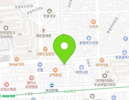 50 Motgol-ro, Nam-gu, Busan, Republic of Korea Map
