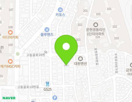 26-7 Godonggol-ro 28beon-gil, Nam-gu, Busan, Republic of Korea Map
