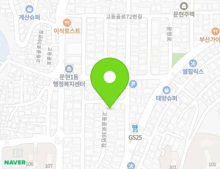 42 Godonggol-ro 36beon-gil, Nam-gu, Busan, Republic of Korea Map