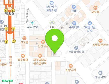 15-1 Beomil-ro 102beon-gil, Dong-gu, Busan, Republic of Korea Map