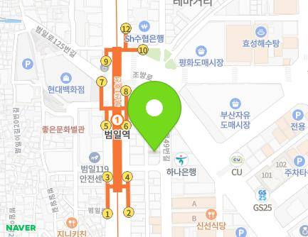 6 Jobang-ro 49beon-gil, Dong-gu, Busan, Republic of Korea Map