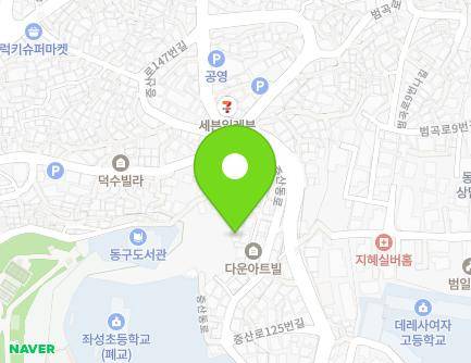 18-4 Jeungsan-ro 143beonga-gil, Dong-gu, Busan, Republic of Korea Map