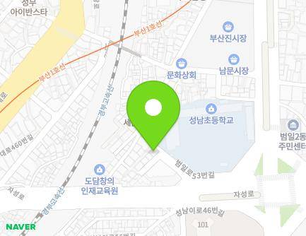 31-2 Beomil-ro 53beon-gil, Dong-gu, Busan, Republic of Korea Map