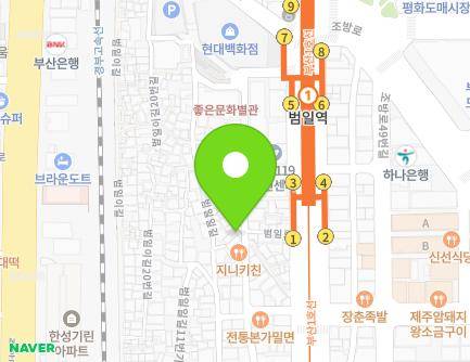 45 Beomil-ro 89beon-gil, Dong-gu, Busan, Republic of Korea Map