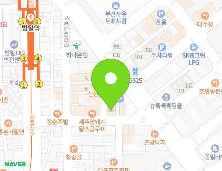 13 Beomil-ro 102beon-gil, Dong-gu, Busan, Republic of Korea Map