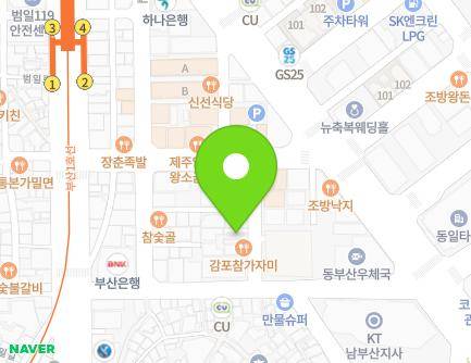 16-14 Beomil-ro 102beon-gil, Dong-gu, Busan, Republic of Korea Map