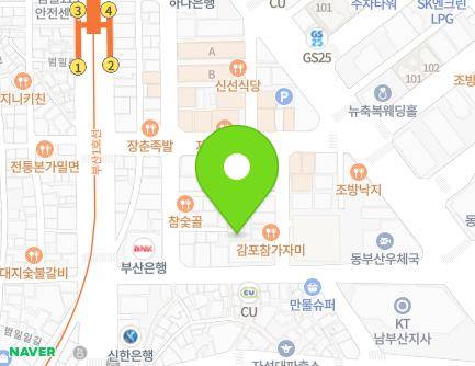 16-18 Beomil-ro 102beon-gil, Dong-gu, Busan, Republic of Korea Map