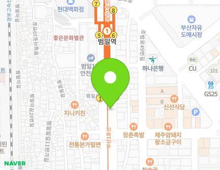 B108 Beomil-ro, Dong-gu, Busan, Republic of Korea Map