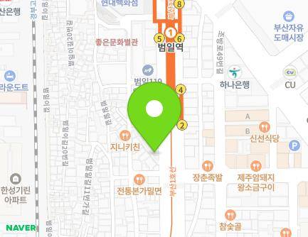 105 Beomil-ro, Dong-gu, Busan, Republic of Korea Map