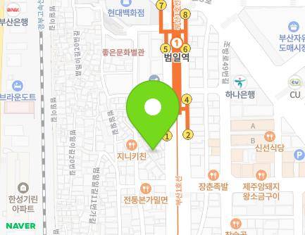 103-8 Beomil-ro, Dong-gu, Busan, Republic of Korea Map