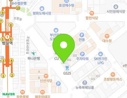 38 Jobang-ro, Dong-gu, Busan, Republic of Korea Map