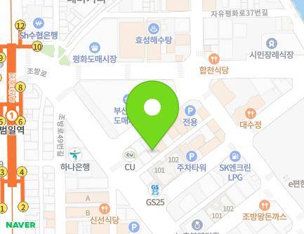 3-1 Jobang-ro 38beon-gil, Dong-gu, Busan, Republic of Korea Map