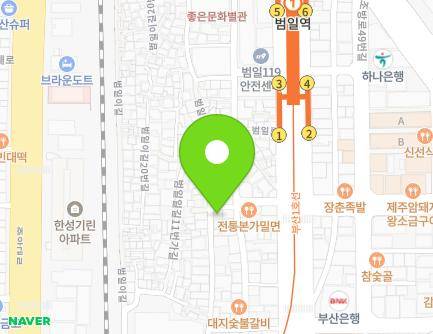 22 Beomilil-gil, Dong-gu, Busan, Republic of Korea Map