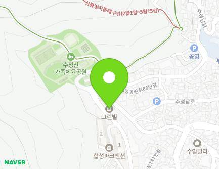 58 Sujeonggongwon-ro, Dong-gu, Busan, Republic of Korea Map