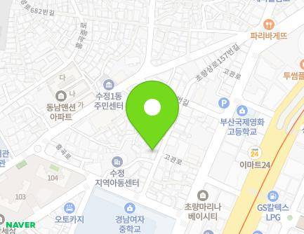 13 Choryangsang-ro 157beon-gil, Dong-gu, Busan, Republic of Korea Map