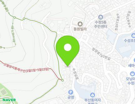 97 Sujeonggongwon-ro, Dong-gu, Busan, Republic of Korea Map