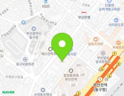 106 Gogwan-ro, Dong-gu, Busan, Republic of Korea Map