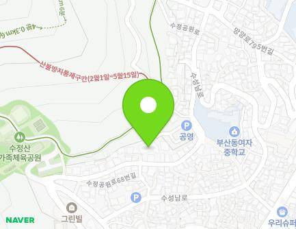 77-1 Sujeonggongwon-ro, Dong-gu, Busan, Republic of Korea Map