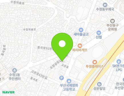 46 Choryangsang-ro 157beon-gil, Dong-gu, Busan, Republic of Korea Map