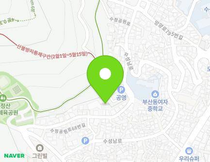 81-1 Sujeonggongwon-ro, Dong-gu, Busan, Republic of Korea Map