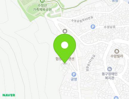 13-3 Sujeonggongwon-ro 43beon-gil, Dong-gu, Busan, Republic of Korea Map