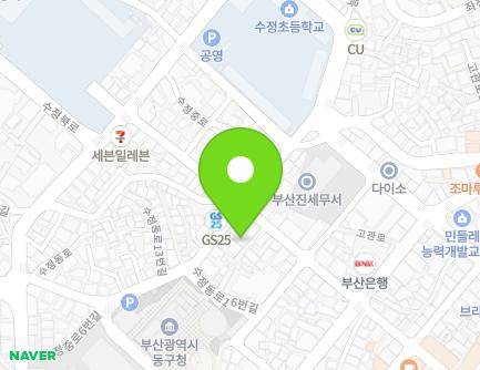 11 Sujeongdong-ro 16beonga-gil, Dong-gu, Busan, Republic of Korea Map
