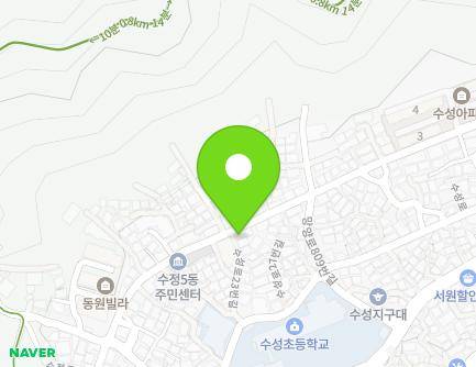 124 Sujeonggongwon-ro, Dong-gu, Busan, Republic of Korea Map