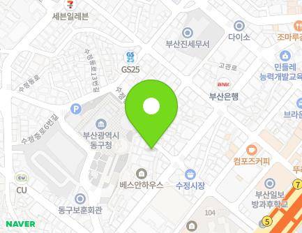 37 Jungang-daero 361beon-gil, Dong-gu, Busan, Republic of Korea Map