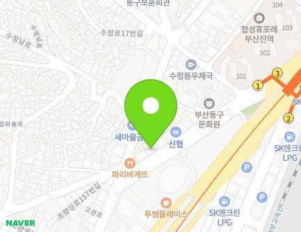 42 Jungang-daero 349beon-gil, Dong-gu, Busan, Republic of Korea Map