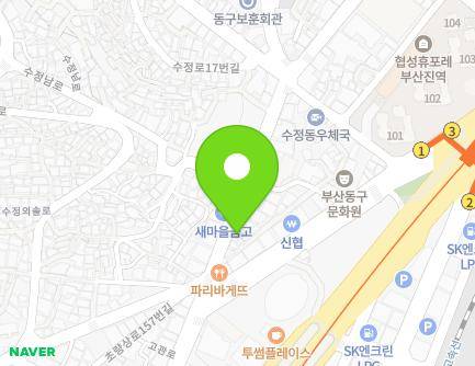 84 Gogwan-ro, Dong-gu, Busan, Republic of Korea Map