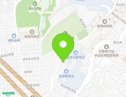 36 Jeungsandong-ro, Dong-gu, Busan, Republic of Korea Map