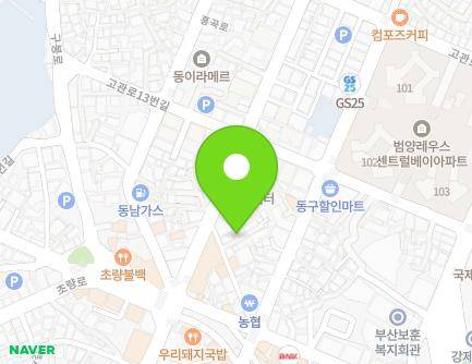 14-5 Choryangjung-ro 93beon-gil, Dong-gu, Busan, Republic of Korea Map
