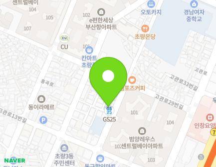 117 Choryangjung-ro, Dong-gu, Busan, Republic of Korea Map