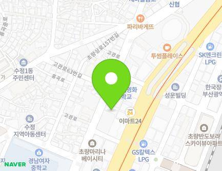 62 Gogwan-ro, Dong-gu, Busan, Republic of Korea Map