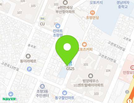 115 Choryangjung-ro, Dong-gu, Busan, Republic of Korea Map