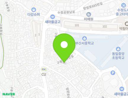 24-1 Gubong-ro 51beon-gil, Dong-gu, Busan, Republic of Korea Map