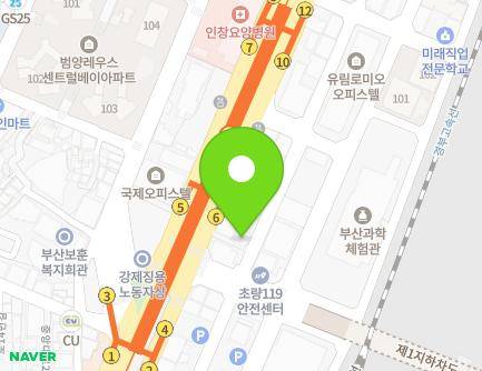 3-3 Jungang-daero 260beon-gil, Dong-gu, Busan, Republic of Korea Map