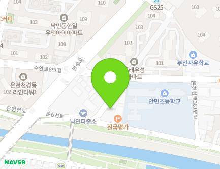 361 Oncheoncheon-ro, Dongnae-gu, Busan, Republic of Korea Map