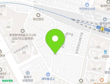 38 Oncheoncheon-ro 319beon-gil, Dongnae-gu, Busan, Republic of Korea Map